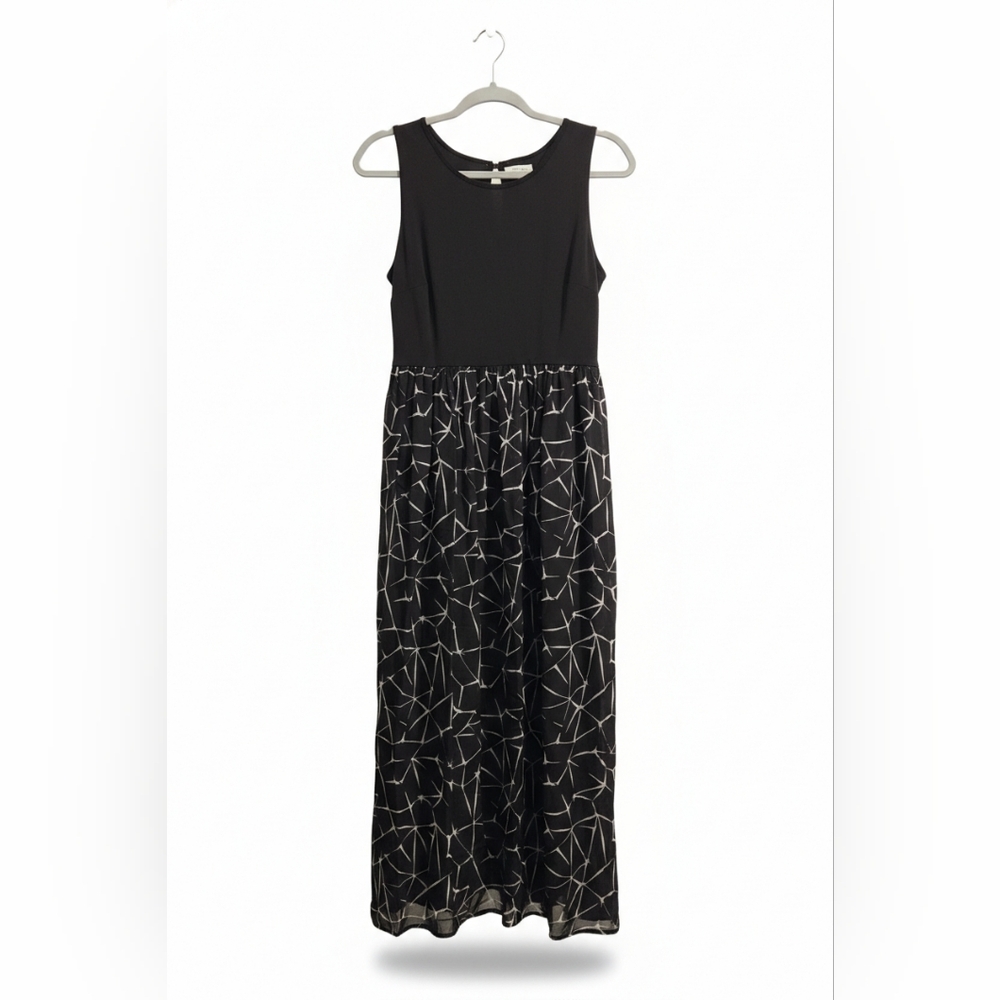 Apt. 9 Black and White Geometric Dress